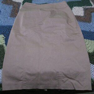 Petite Tan Narrow-A skirt